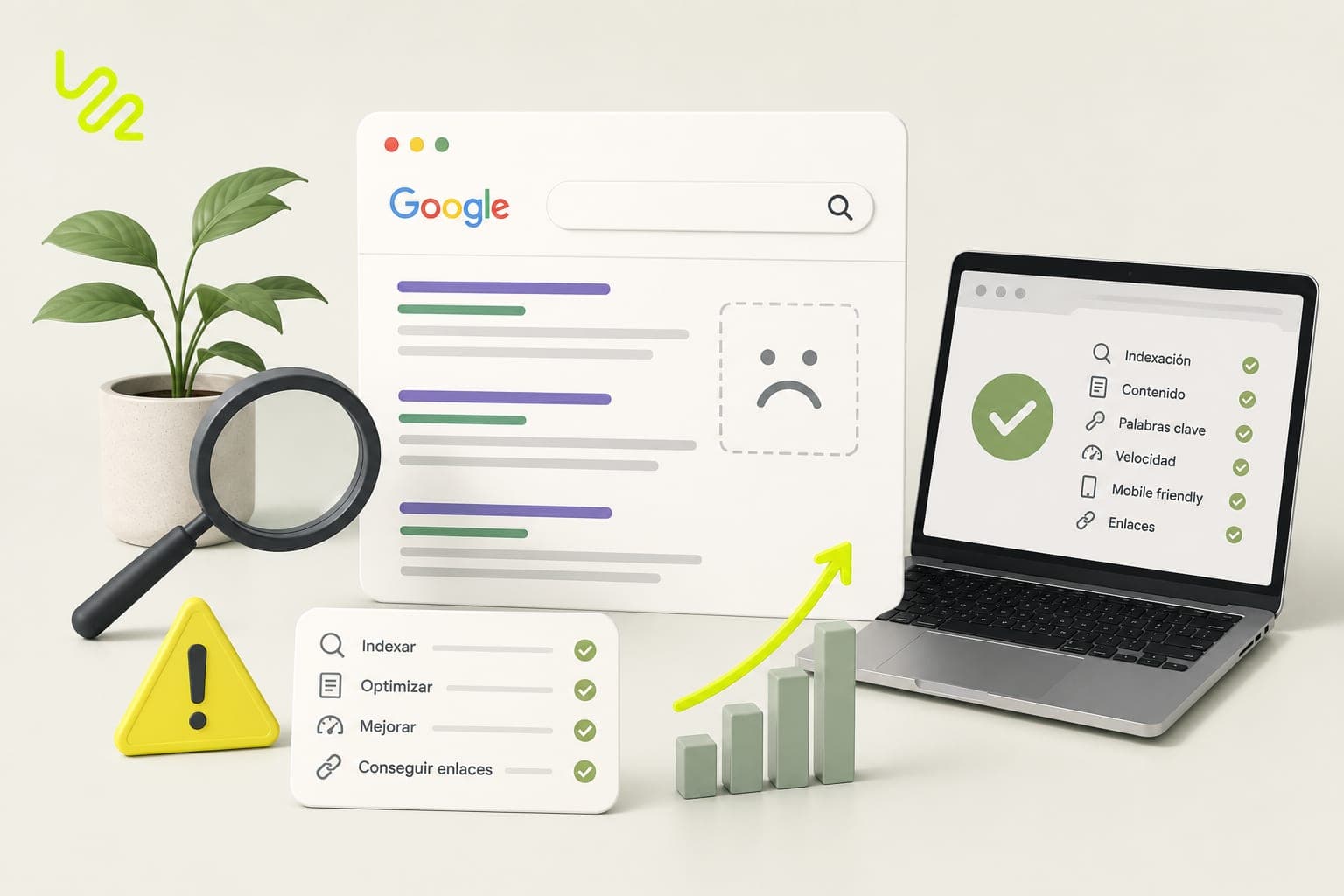 Sitio que no aparece en los resultados de Google y checklist para posicionarlo en buscadores