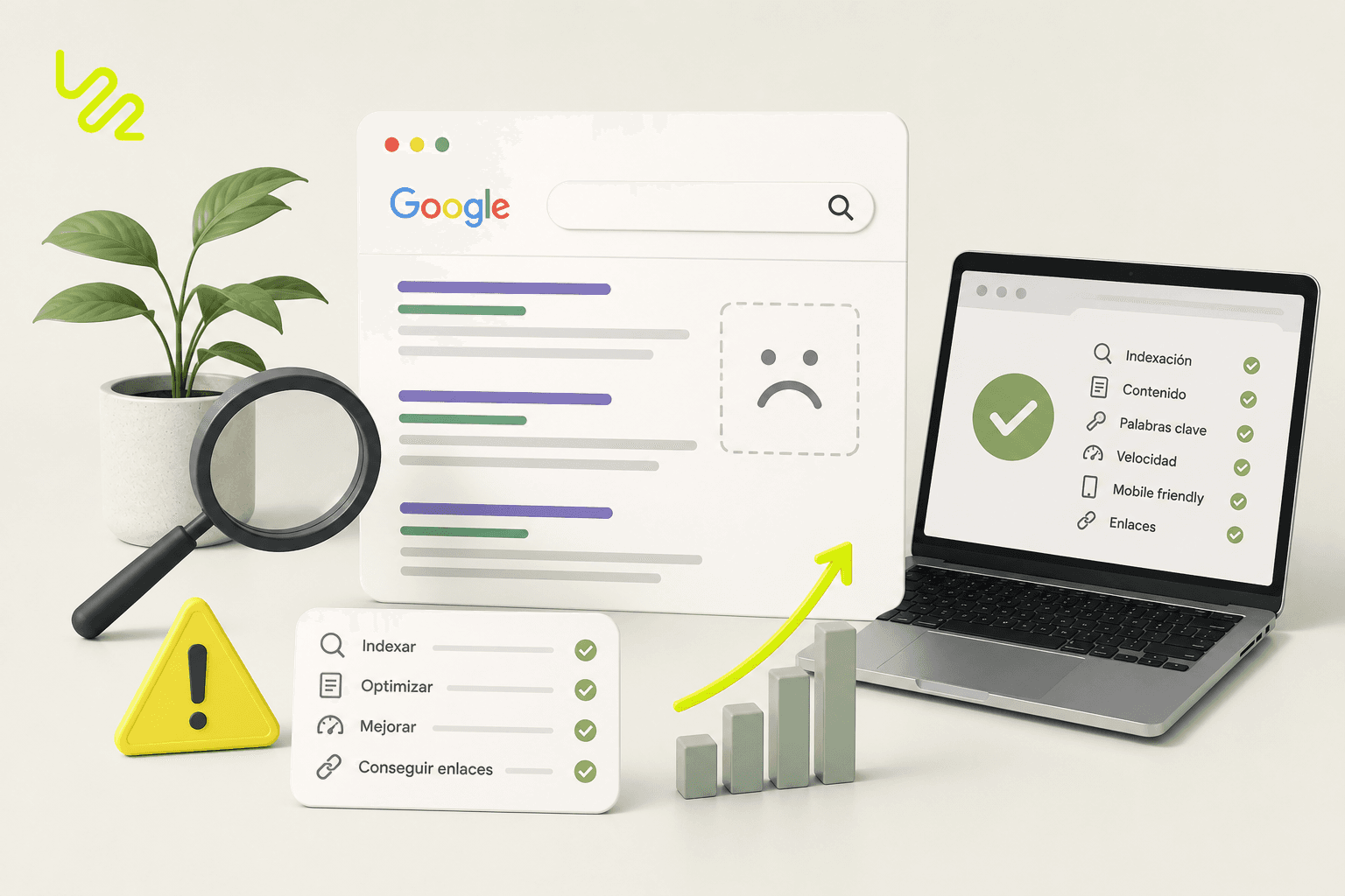Sitio que no aparece en los resultados de Google y checklist para posicionarlo en buscadores
